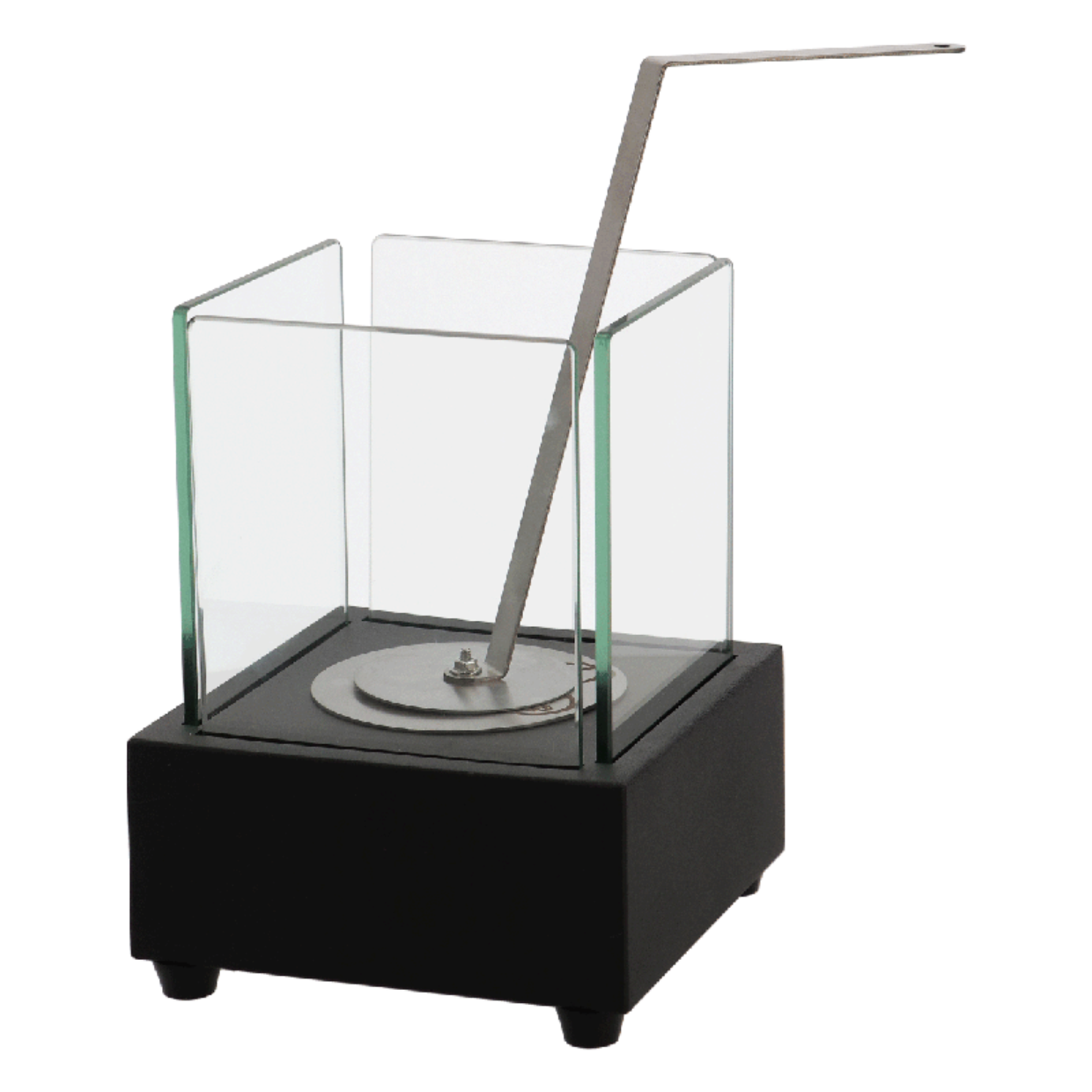 Fancy Flames Zwarte Tafelhaard op Bio Ethanol