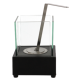 Fancy Flames Zwarte Tafelhaard op Bio Ethanol