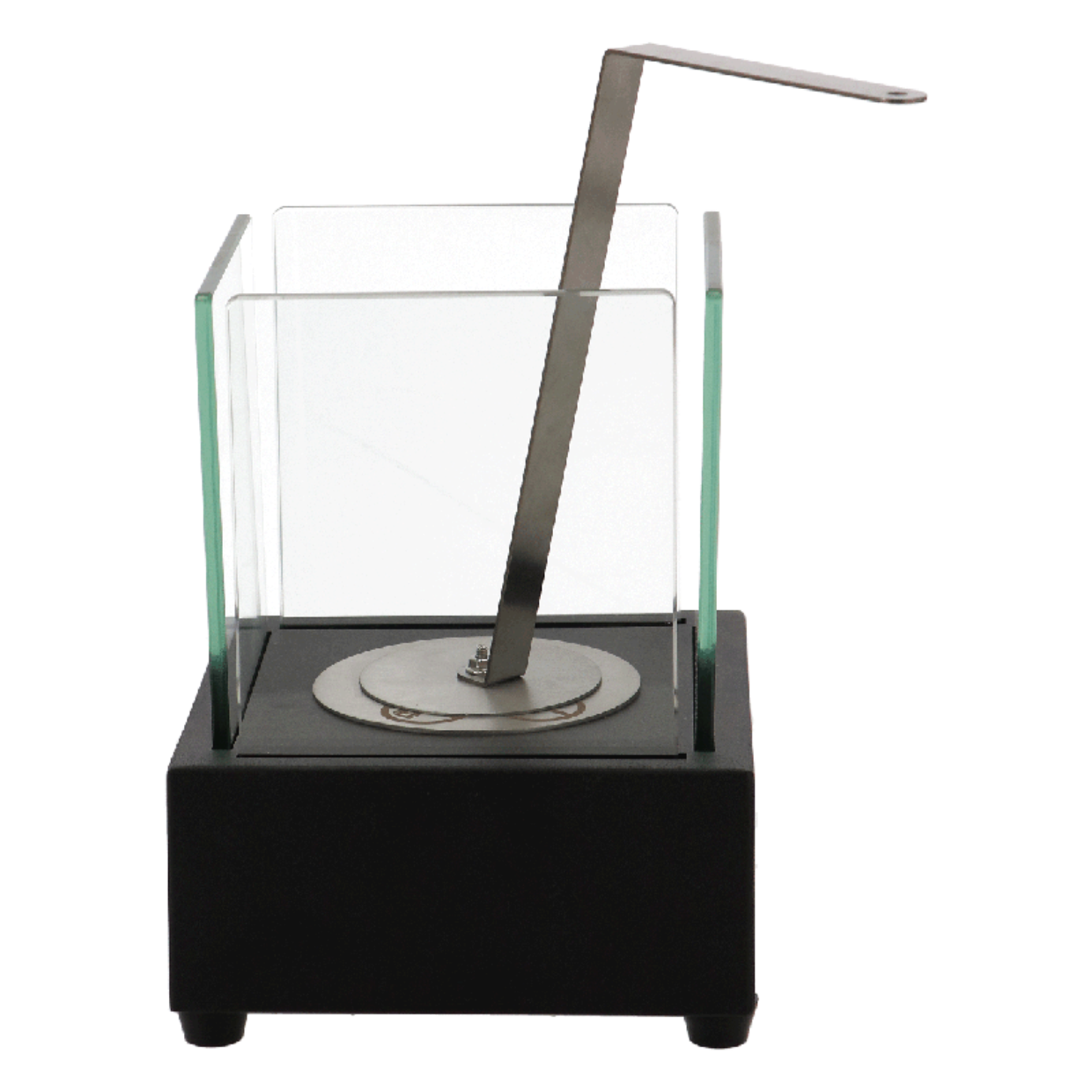 Fancy Flames Zwarte Tafelhaard op Bio Ethanol