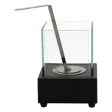 Fancy Flames Zwarte Tafelhaard op Bio Ethanol