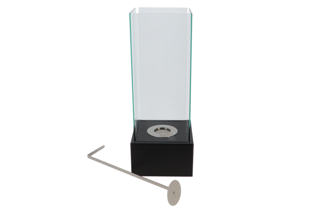 Fancy Flames Vierkante Vloerhaard op Bio Ethanol