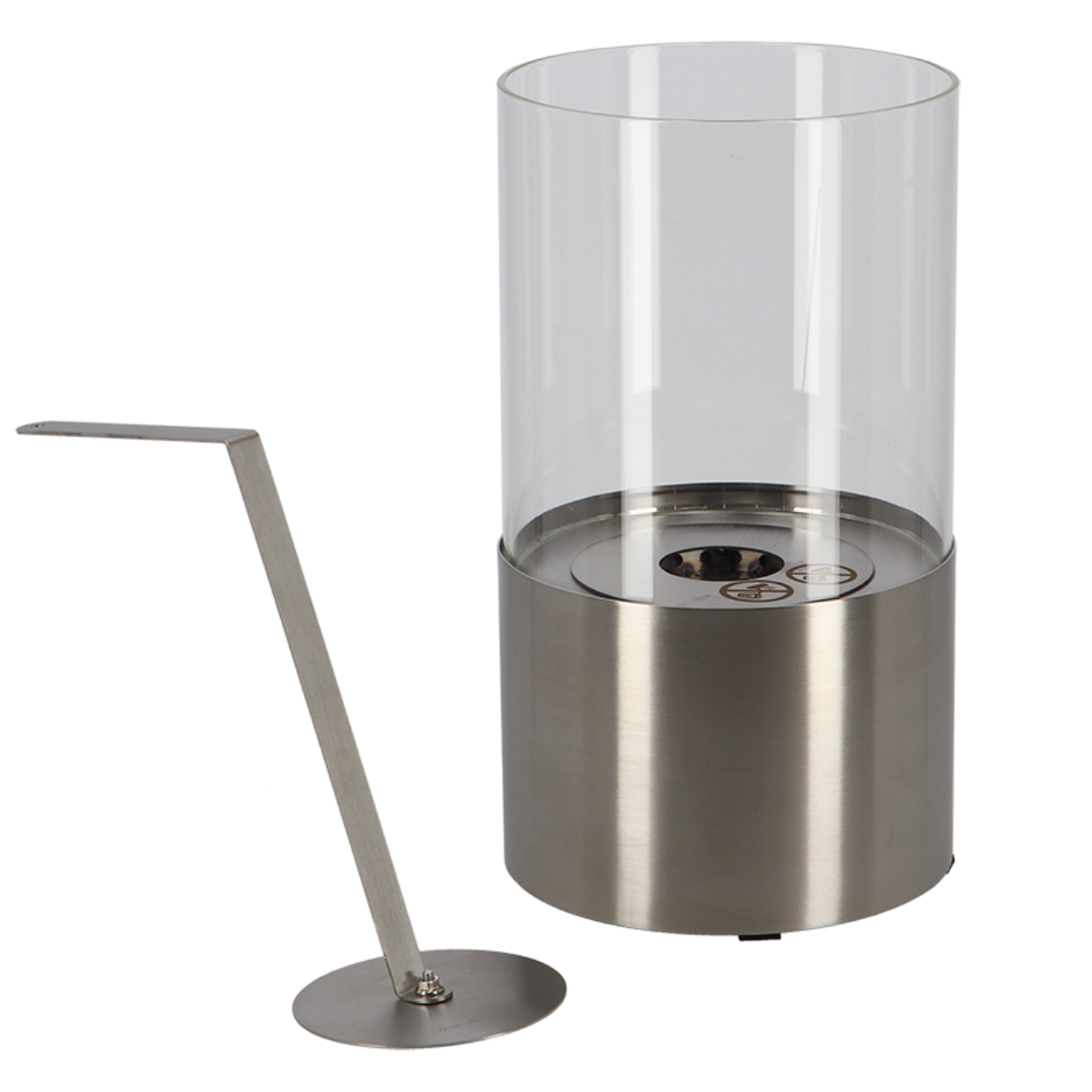 Fancy Flames RVS Tafelhaard op Bio Ethanol