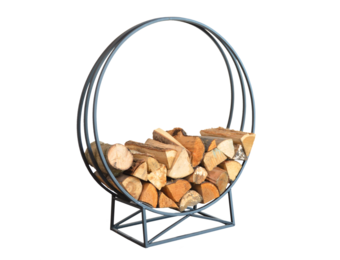 Fancy Flames Ronde Houtopslag