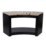 Fancy Flames Bank met Houtopslag