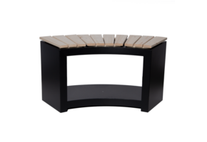 Fancy Flames Bank met Houtopslag