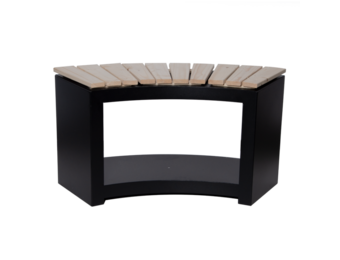 Fancy Flames Bank met Houtopslag