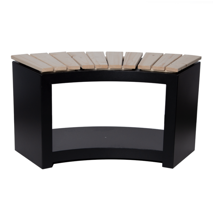 Fancy Flames Bank met Houtopslag