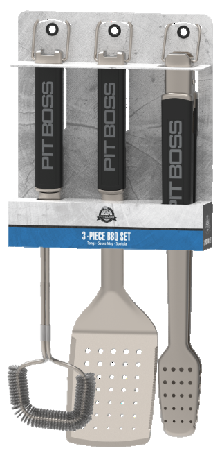 Pit Boss 3-delige BBQ set
