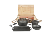 7 - delige kampvuur kookset gietijzer