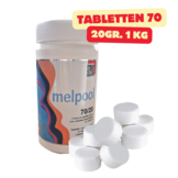 Melpool 70G ongestabiliseerd chloor - Tabletten of granulaat