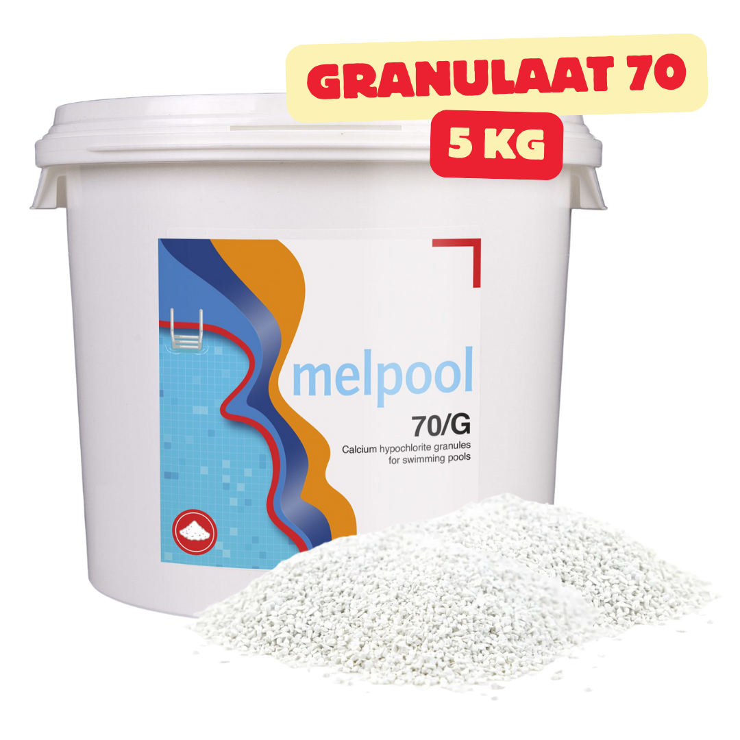Melpool 70G ongestabiliseerd chloor - Tabletten of granulaat