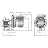 Pentair Sta-Rite Pomp 0.33Pk 220V 6m³/u - type S5P2RB-1