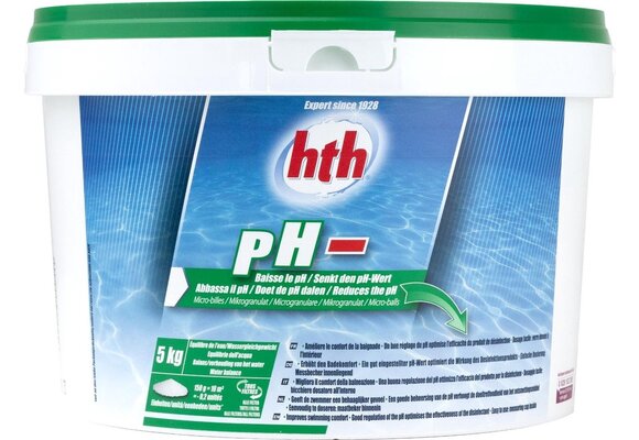HTH PH Minus Granulaat micro parels 5 kg