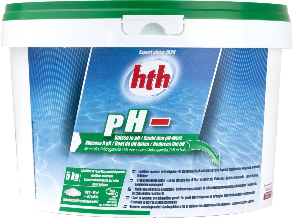 HTH PH Minus Granulaat micro parels 5 kg