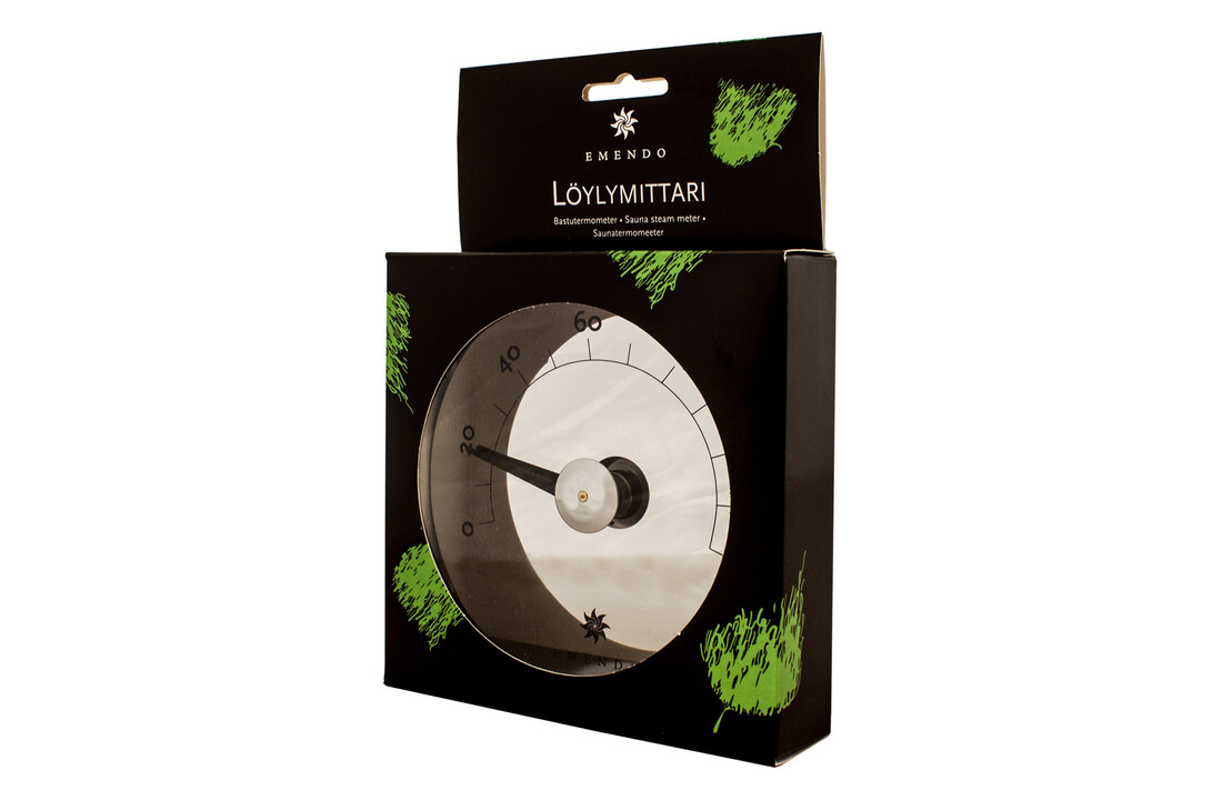 Emendo Sauna Steam meter - RVS - Hygrometer