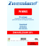 Jerrycan pH Min 20 liter - zwavelzuur