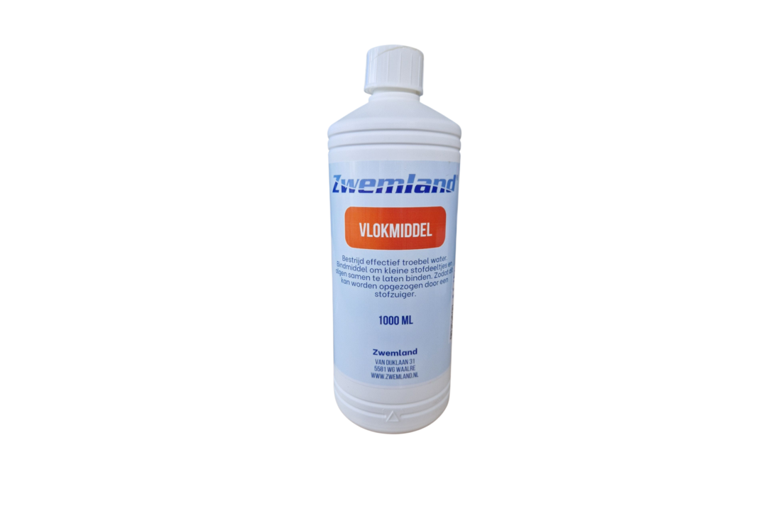 Vlokmiddel zwembad vloeibaar 1 liter - Anti Floc - Vlokker