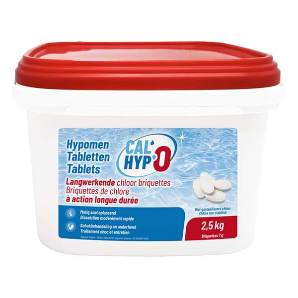 Cal’Hyp'O Hypomen Chloor tabletten 7 gram - 2,5kg