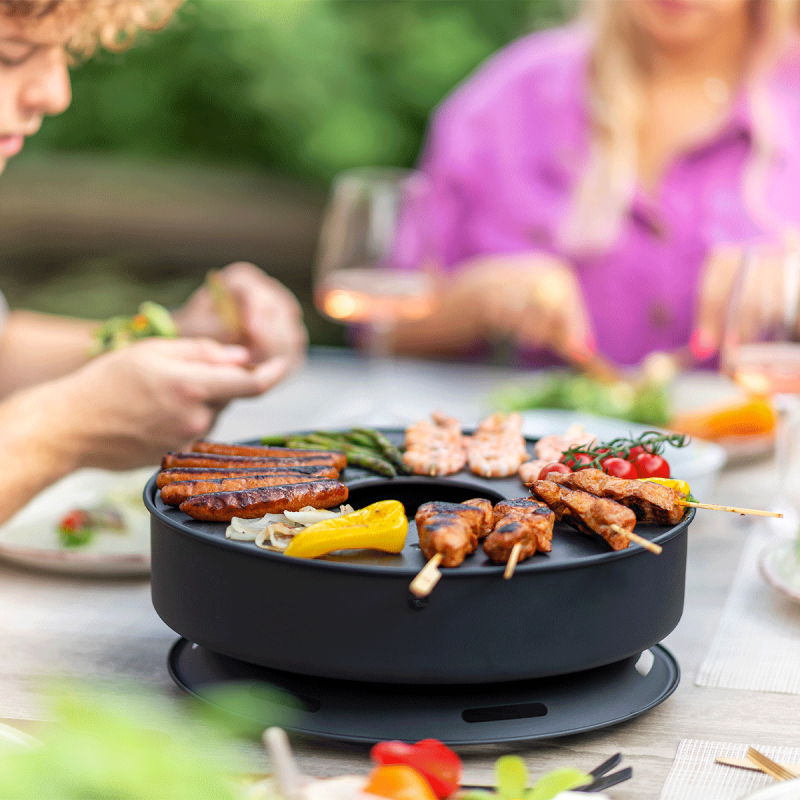 RedFire Onyx Mesa Tafel model Plancha grill 36cm