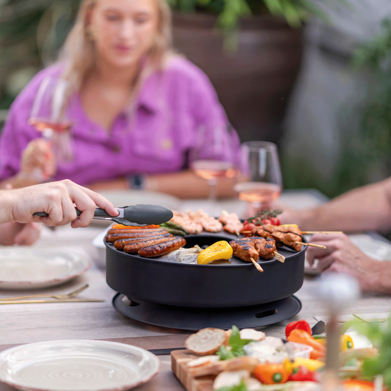 RedFire Onyx Mesa Tafel model Plancha grill 36cm