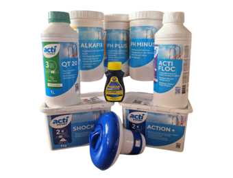 Wateronderhoud set voor zwembaden