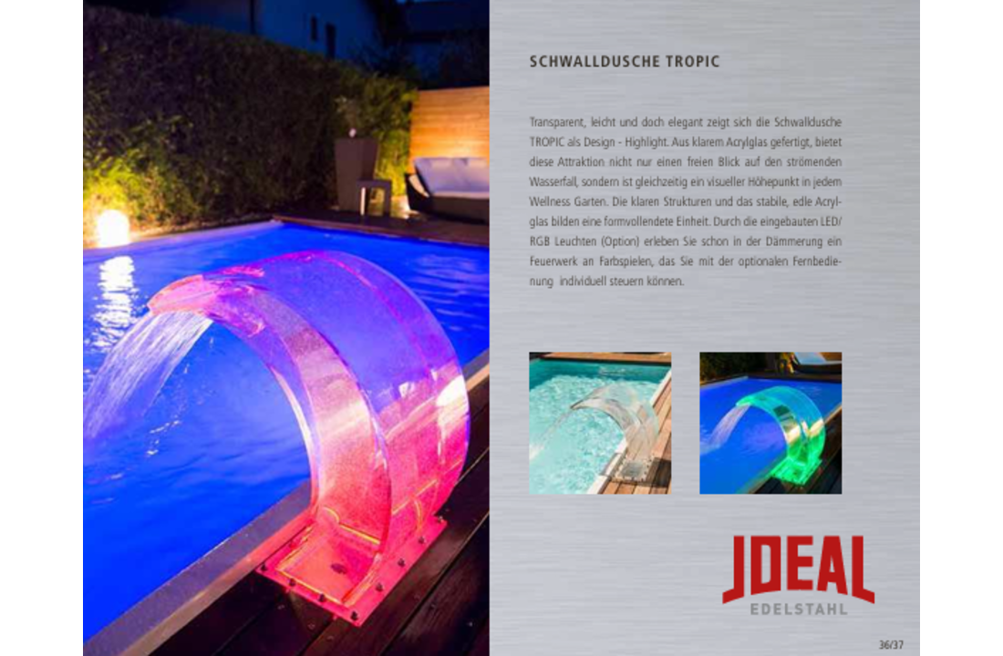 IDEAL Waterval Tropic met LED Verlichting