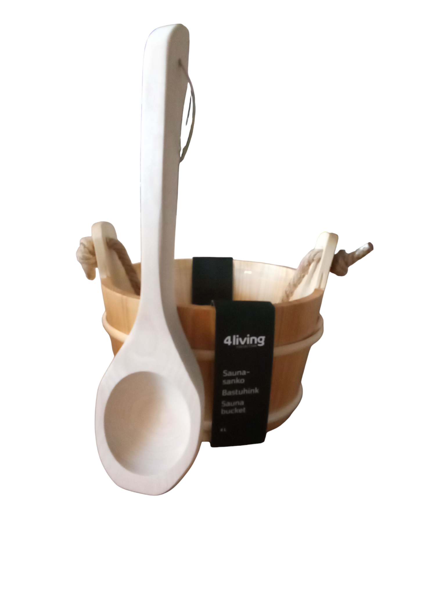 4-living Sauna emmer + lepel + geuren