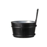 4Living Sauna emmer Zwart 4 L