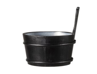 4Living Sauna emmer Zwart 4 L