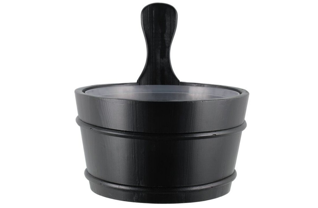 4Living Sauna emmer Zwart 4 L