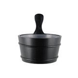 4Living Sauna emmer Zwart 4 L