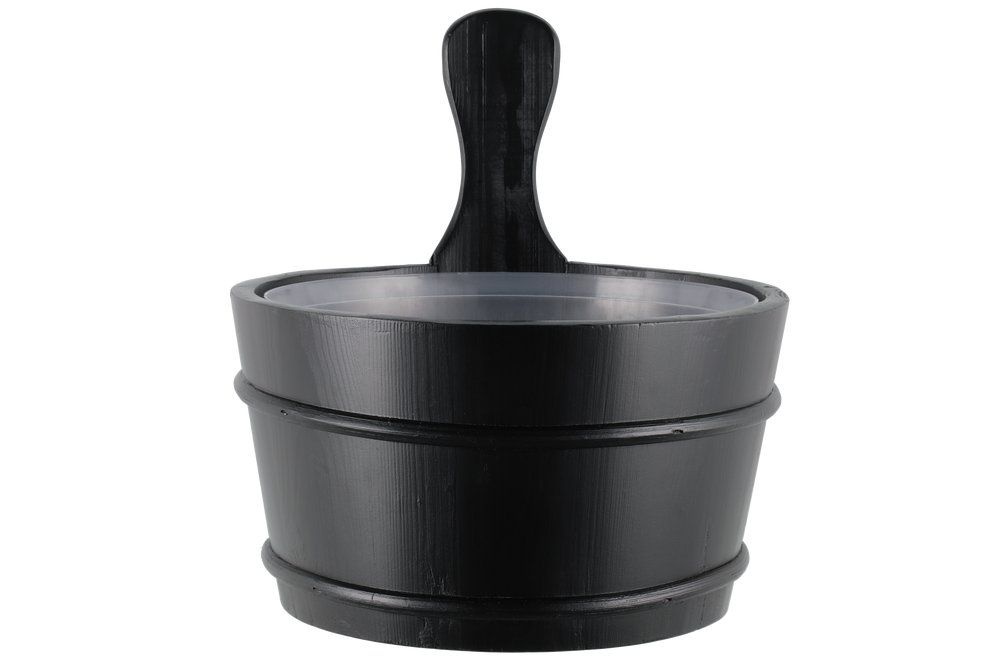 4Living Sauna emmer Zwart 4 L