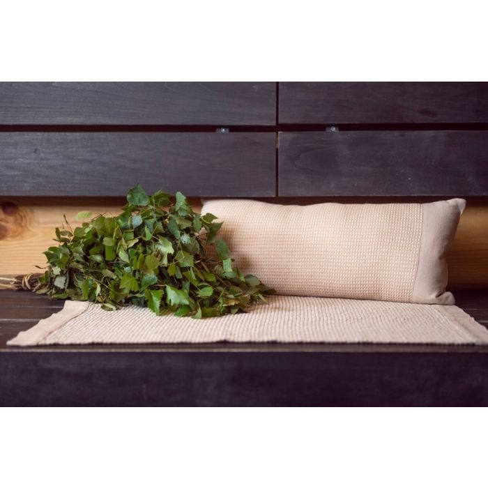 Rento Handdoek Kenno 50x60 cm Beige/Wit