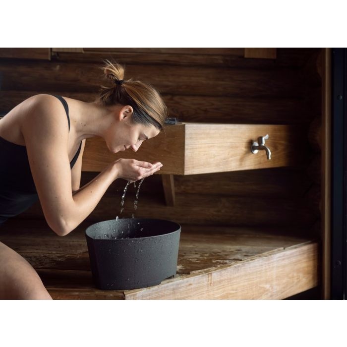 Rento Pisara wasbak 8,5 L zwart