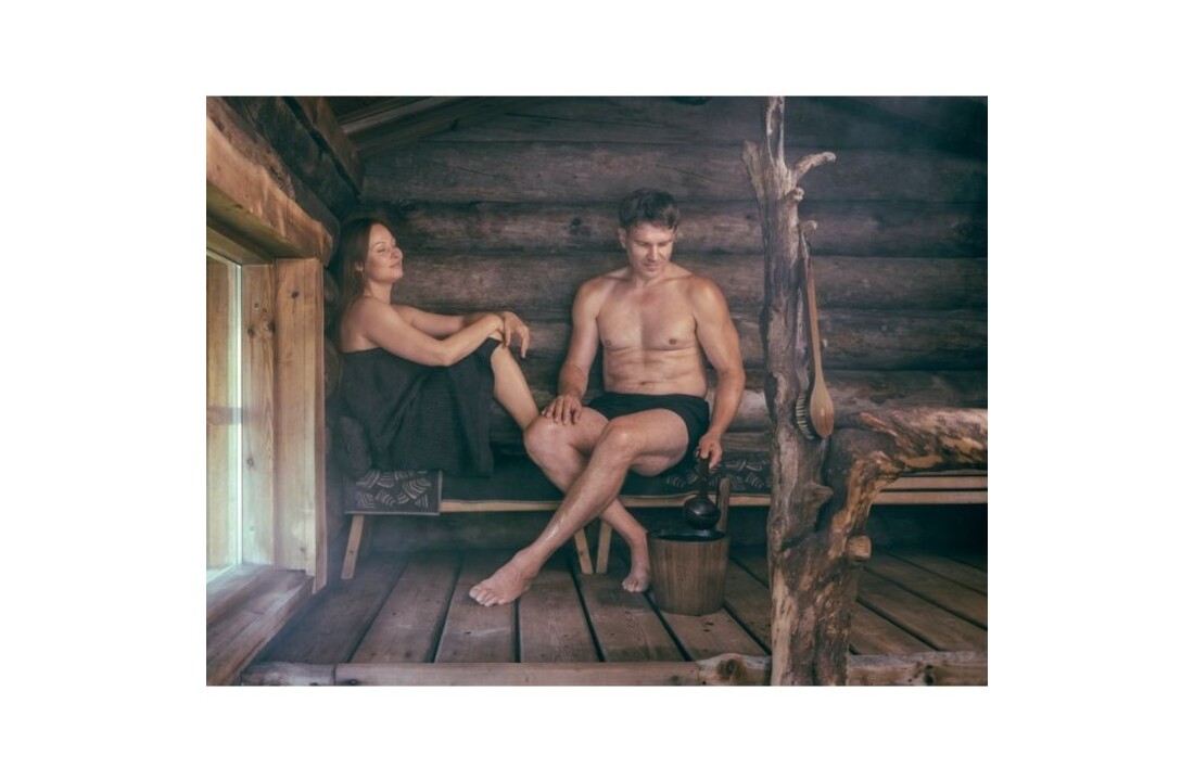 Rento Sauna Opgietlepel Bamboe - Dark