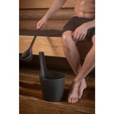 Rento Pisara sauna emmer schors - Zwart