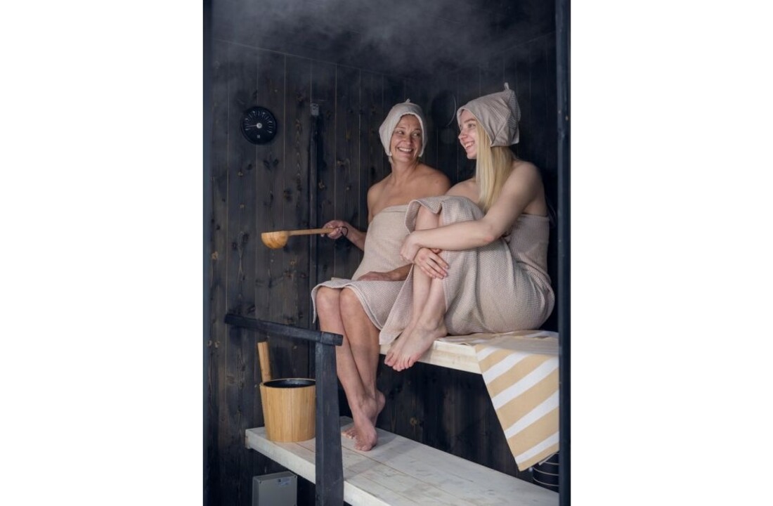 Rento sauna cover laituri 60x50 cm beige/wit