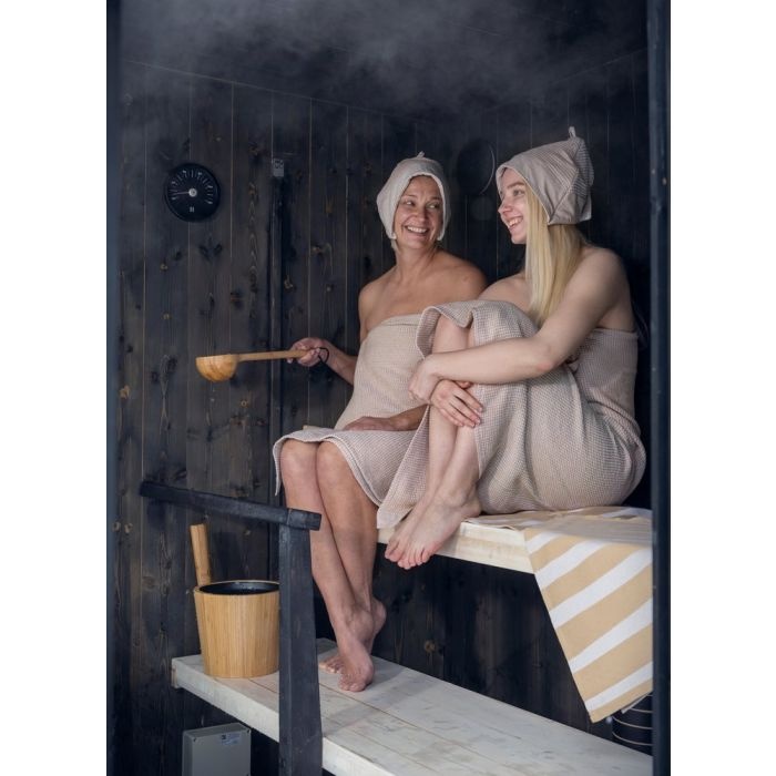 Rento sauna cover laituri 60x50 cm beige/wit