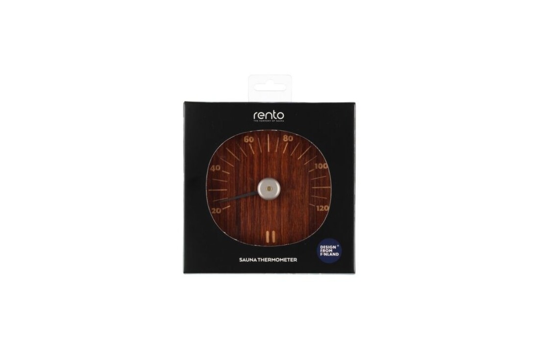 Rento Sauna Thermometer Bamboe - Dark