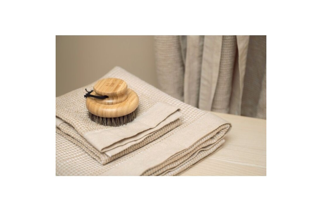 Rento Handdoek Kenno 50x70 cm beige/wit