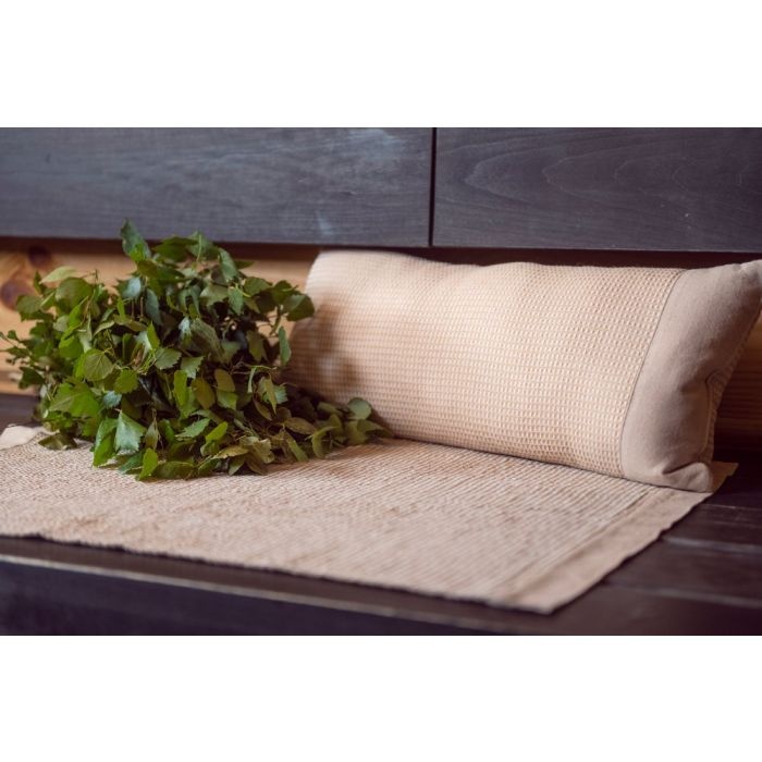 Rento Saunakussen Kenno 50x22 cm beige/wit