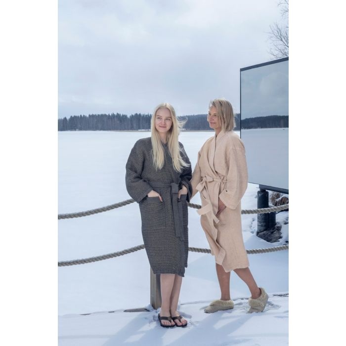 Rento Badjas Kenno L/XL beige/wit