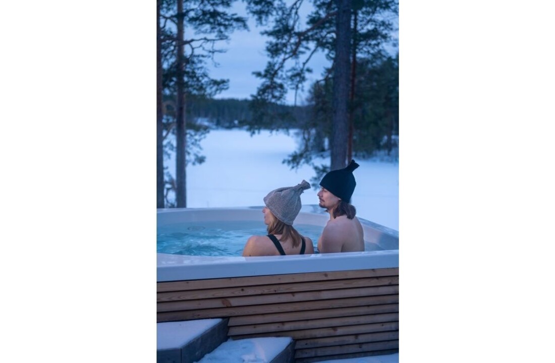 Rento sauna muts linnen badstof zwart