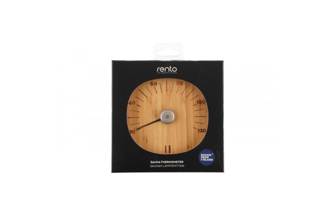 Rento Sauna Thermometer Bamboe