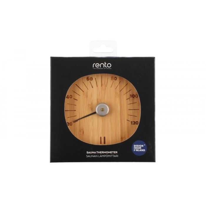 Rento Sauna Thermometer Bamboe