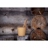 Rento Pisara Sauna Emmer en lepel biocomposiet natuurlijk