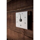 Rento Aluminium Sauna Thermometer Wit