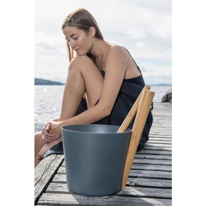 Rento Sauna Emmer aluminium grijs