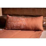 Rento Pino Sauna kussen oranje/bruin - 50x22 cm