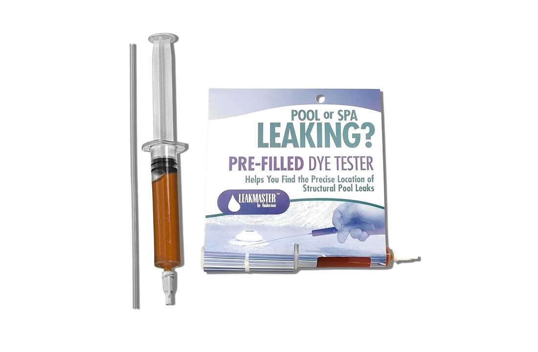 Zwembad Lekkage Detectie Kleurstof Blister Verpakking (lekdetectie) - Geel